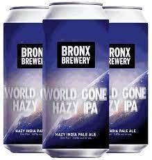 Bronx Brewery - World Gone Hazy (4 pack 16oz cans) (4 pack 16oz cans)