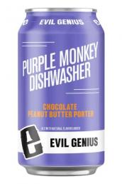 Evil Genius - Purple Monkey Dishwasher Chocolate Peanut Butter Porter (6 pack 12oz cans) (6 pack 12oz cans)
